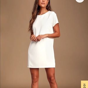 White Lulu’s Sheath Dress